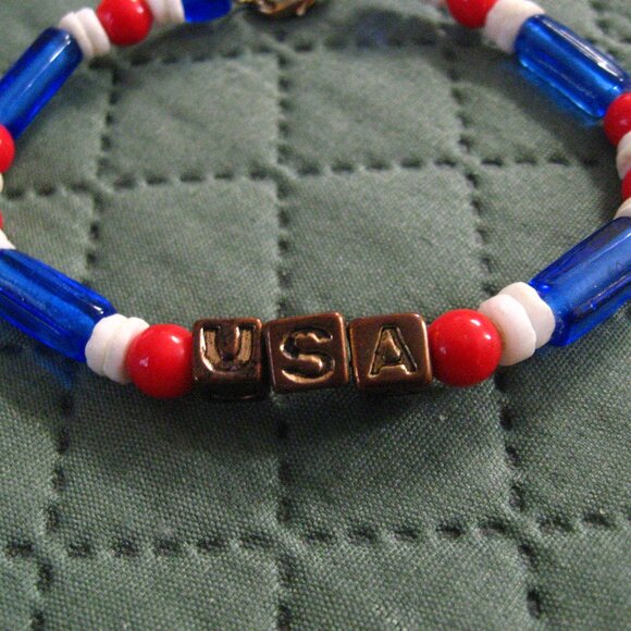 Hand Made Handcraft Art Vintage USA Bracelet - Picture 2 of 7